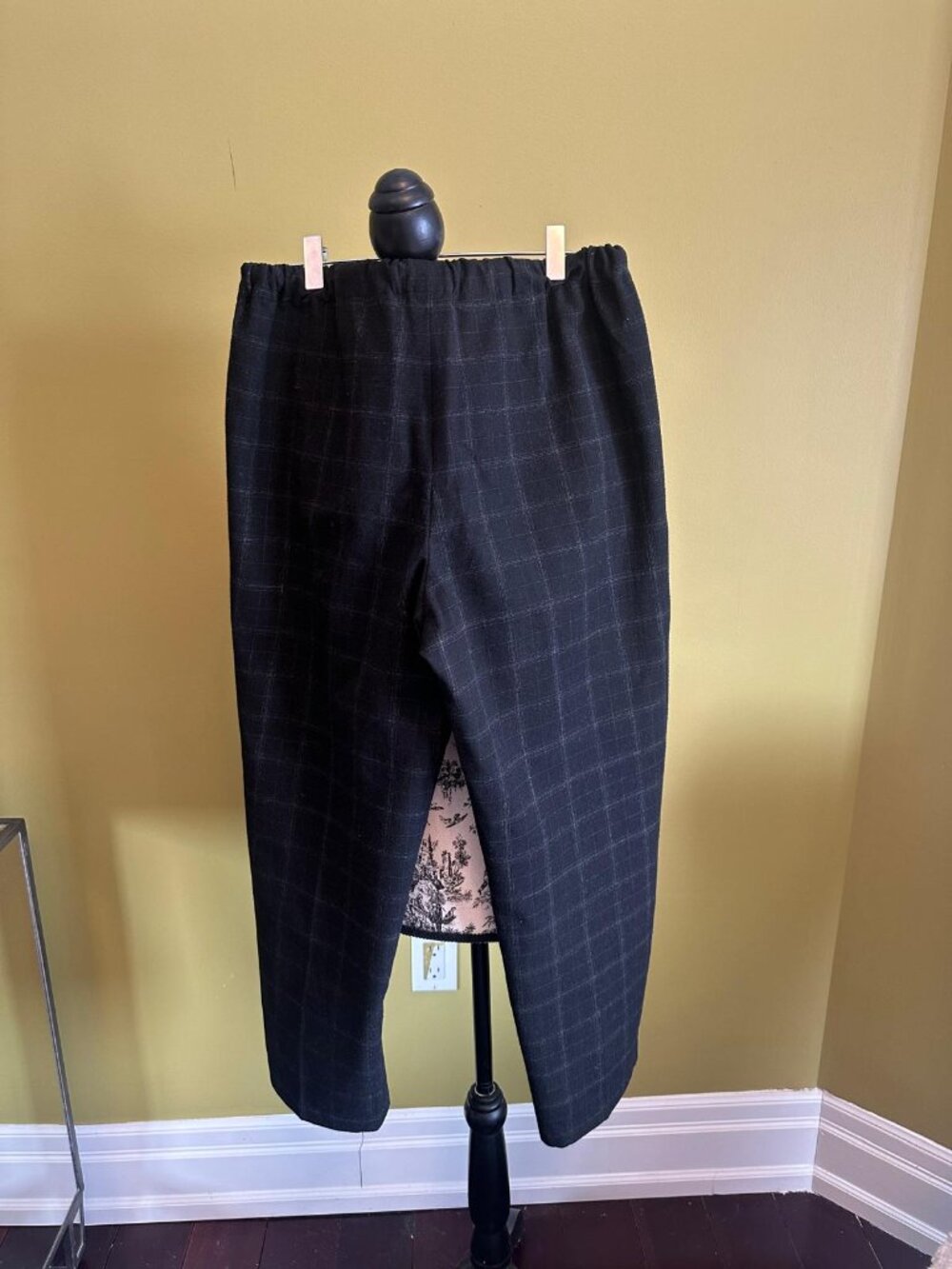 BABATON PLAID RELAXED FIT TROUSERS PL - Picture 3 of 4